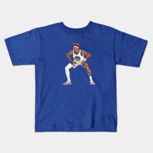 Kelly Oubre Jr - Golden State Warriors Kids T-Shirt